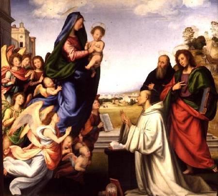 Apparition of the Virgin to St. Bernard od Fra Bartolommeo