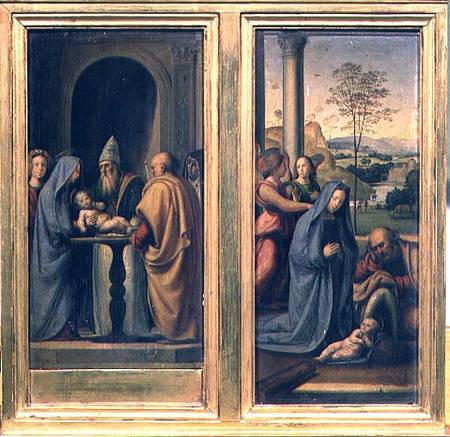 The Circumcision and the Nativity od Fra Bartolommeo