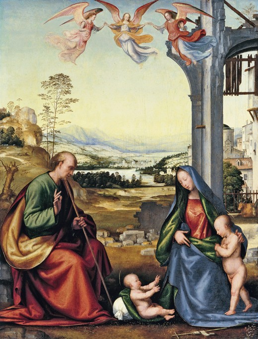 The Holy Family with John the Baptist od Fra Bartolommeo