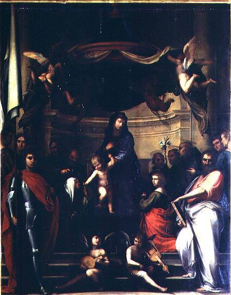 The Mystic Marriage of St. Catherine of Siena od Fra Bartolommeo