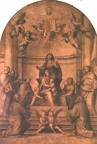 St. Anne (sepia altarpiece) od Fra Bartolommeo