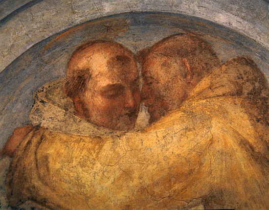 The meeting of St Francis and St Dominic od Fra Bartolommeo