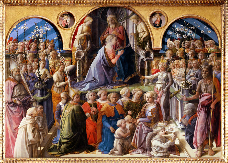 The Coronation of the Virgin od Fra Filippo Lippi