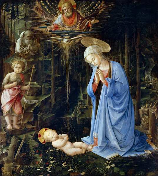 The Adoration in the Forest od Fra Filippo Lippi