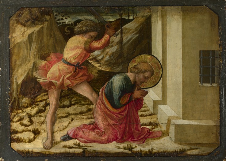 Beheading of Saint James the Great (Predella Panel of the Pistoia Santa Trinità Altarpiece) od Fra Filippo Lippi