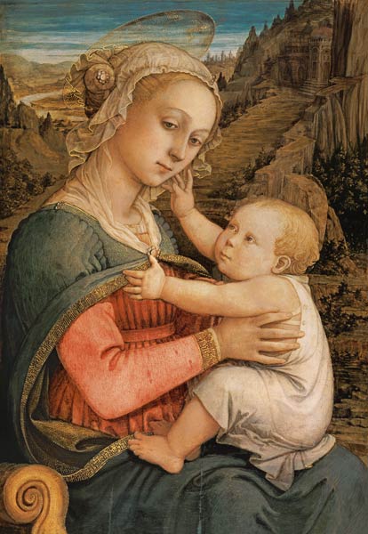 Maria with the child od Fra Filippo Lippi