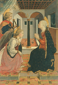 Die Verkündigung Mariae in Gegenwart des Hl. Julian. od Fra Filippo Lippi