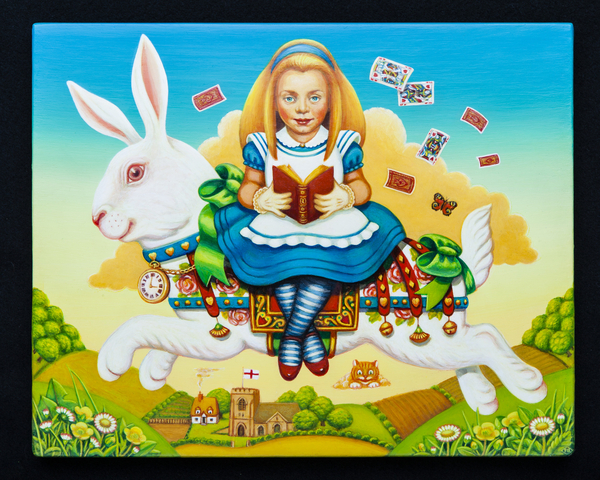 Alice and the White Rabbit od Frances Broomfield