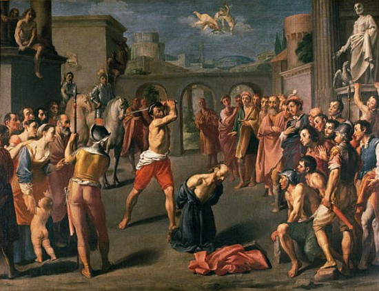 The Martyrdom of St.Paul od Franceschino Carracci