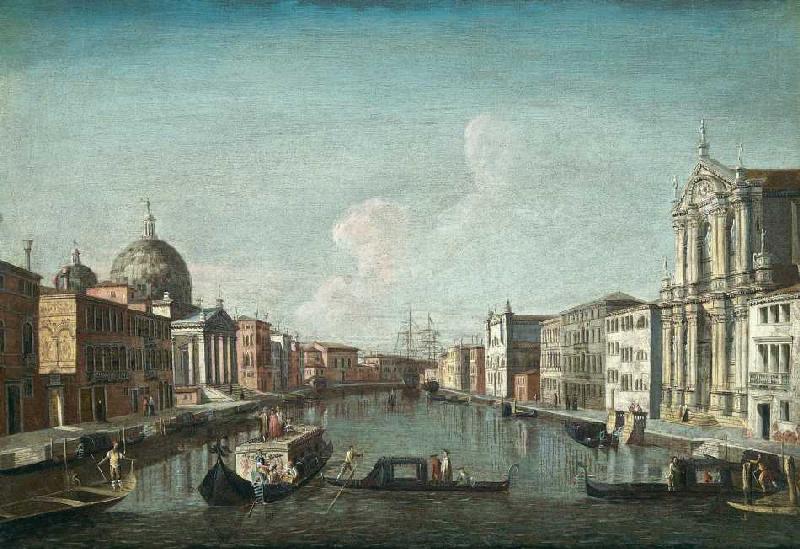 Venedig, der Canale Grande gegen Santa Chiara. od Francesco Albotto