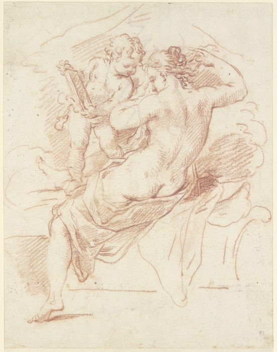 Toilette der Venus, Amor als Spiegelhalter od Francesco Bartolozzi