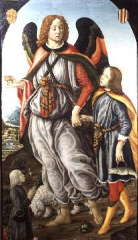 Tobias and the Archangel Raphael od Francesco Botticini
