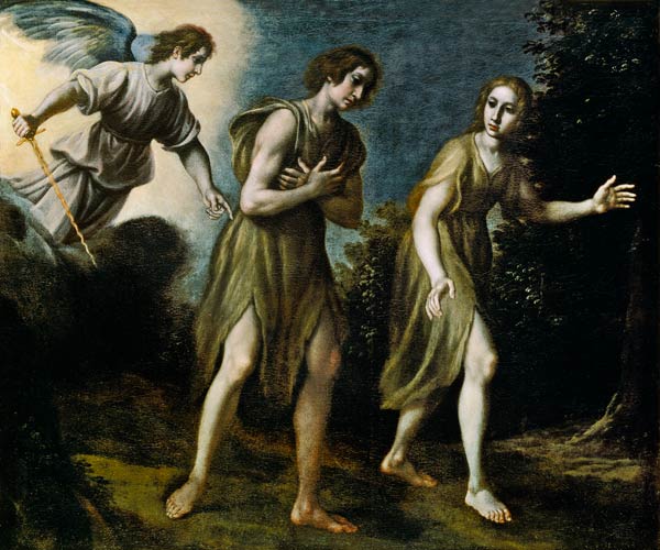 The Expulsion of Adam and Eve from Paradise od Francesco Curradi