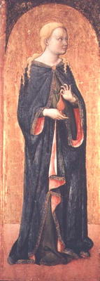 St. Mary Magdalene (tempera on panel) od Francesco de' Franceschi
