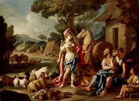 Erminia at the shepherds od Francesco de Mura