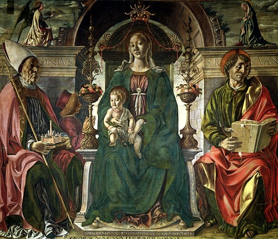 The Virgin and Saints od Francesco del Cossa