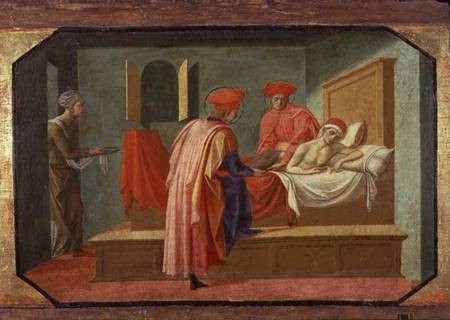 SS. Cosmas and Damian Healing the Sick od Francesco di Stefano Pesellino