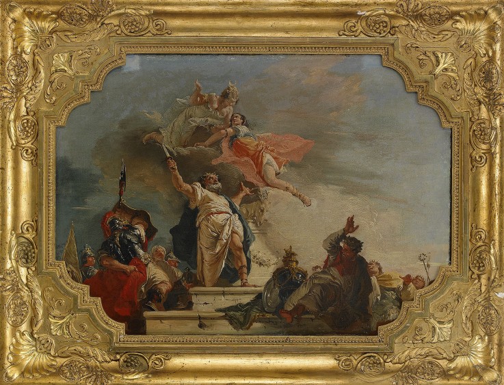 The Sacrifice of Iphigenia od Francesco Fontebasso