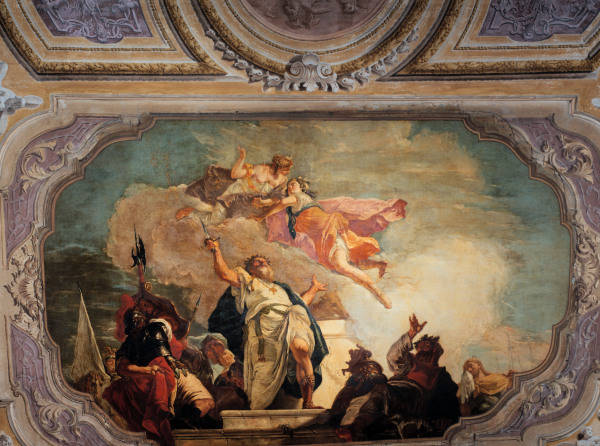 F.Fontebasso / Sacrif.of Iphigenia od Francesco Fontebasso