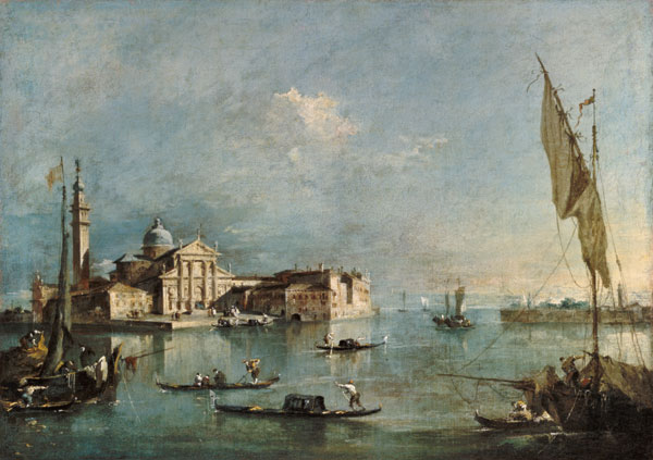 View of the San Giorgio Maggiore Island od Francesco Guardi