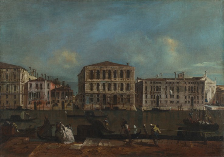 Venice. The Grand Canal with Palazzo Pesaro od Francesco Guardi