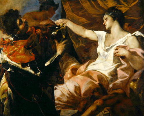 Mythological Scene, 1660 (oil on canvas) od Francesco Maffei