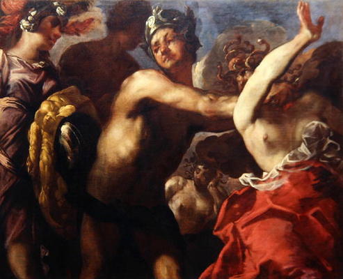 Perseus Beheading Medusa, 1660 (oil on canvas) od Francesco Maffei