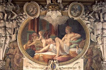 Danae Receiving the Shower of Gold, from the Gallery of Francois I od Francesco Primaticcio