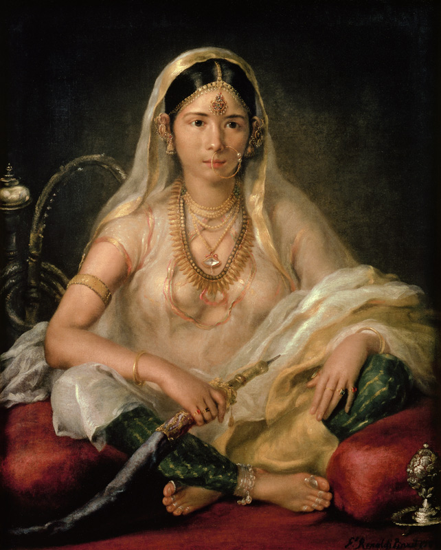 Portrait of a Mogul Lady od Francesco Renaldi