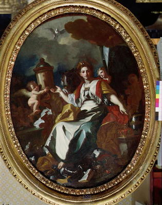 Allegory of Europe (oil on canvas) od Francesco Solimena