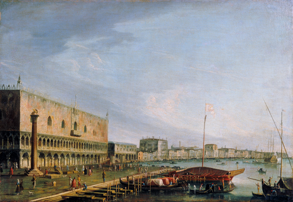 View of the St. Mark's Square with the Doges palace in Venice od Francesco Tironi