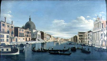 The Grand Canal, Venice with San Simeon Piccolo od Francesco Tironi