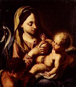Madonna with the Christuskind and the Johannesknaben od Francesco Trevisani