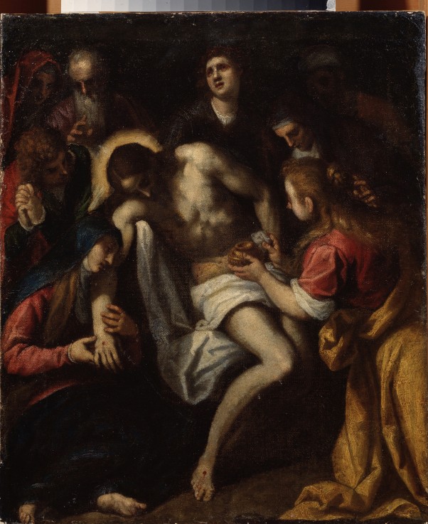 The Lamentation over Christ od Francesco (Francesco da Ponte) Bassano