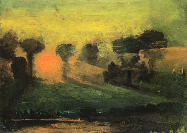 Sunset through Trees od Francis Danby