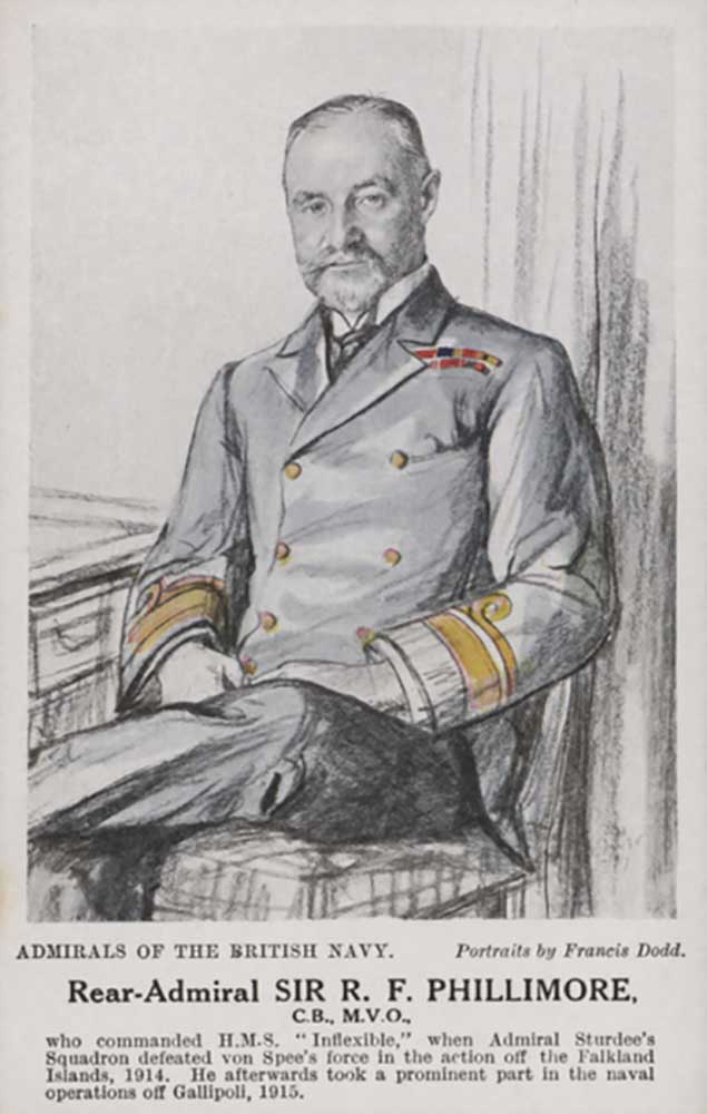 Rear-Admiral Sir R F Phillimore od Francis Dodd