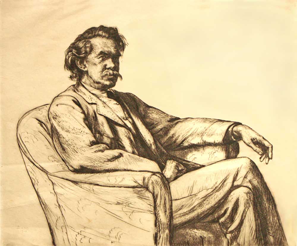 Portrait of a man, 1913 od Francis Dodd