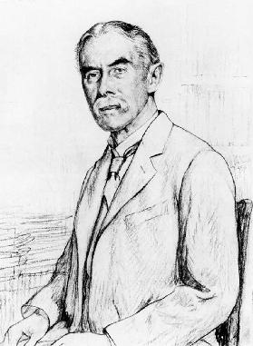 Portrait of Alfred Edward Housman (1859-1936)