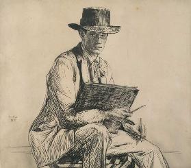 Portrait of Henry Rushbury (1889-1968) 1914