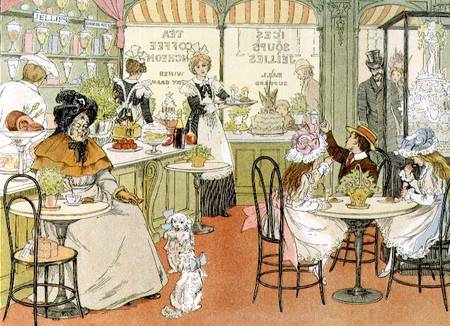 The Tea Shop, from 'The Book of Shops' od Francis Donkin Bedford
