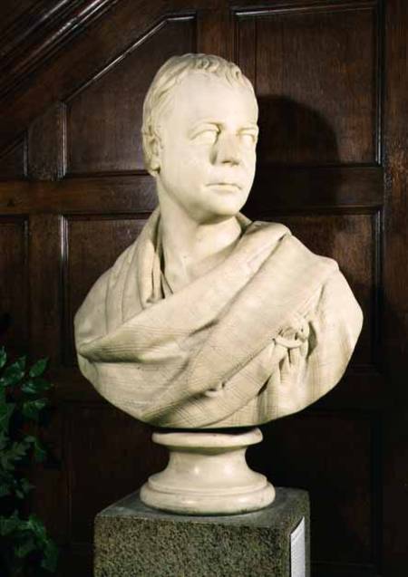 Sir Walter Scott, portrait bust od Francis Legatt Chantrey