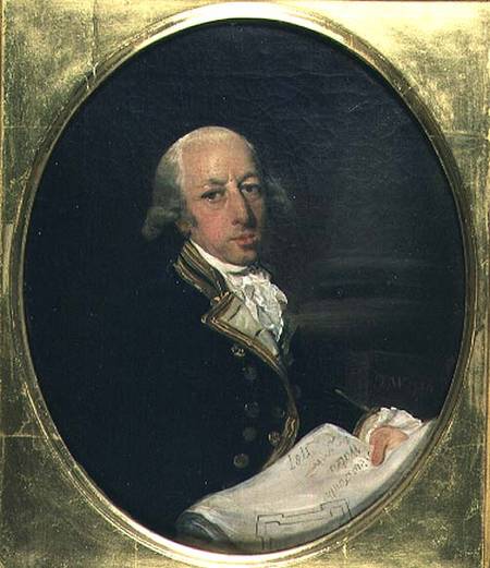 Portrait of Arthur Phillip (1738-1814), Commander of the First Fleet in 1788, founder and first Gove od Francis Wheatley