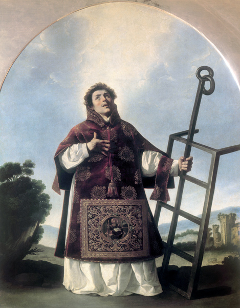 F.de Zurbaran / St.Lawrence od Francisco de Zurbarán (y Salazar)