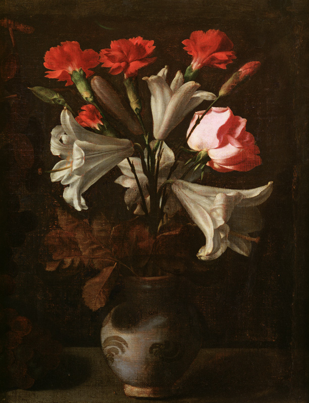 Flowers od Francisco de Zurbarán (y Salazar)