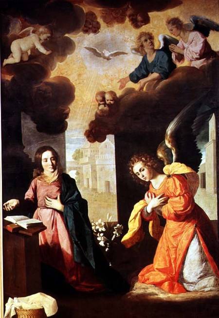 The Annunciation od Francisco de Zurbarán (y Salazar)