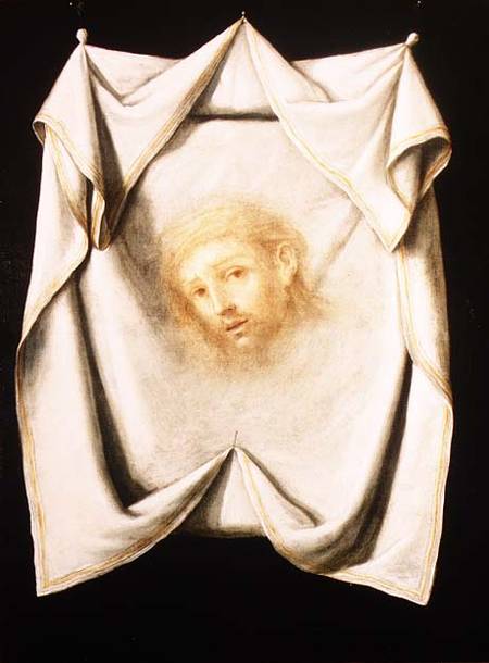 Face of a saint od Francisco de Zurbarán (y Salazar)