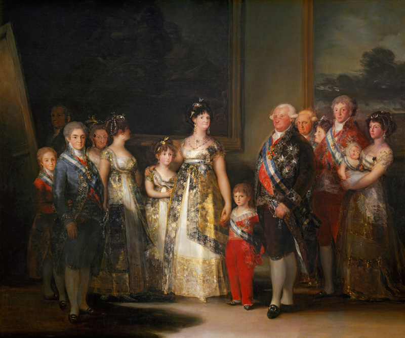 Charles IV (1748-1819) and his family od Francisco José de Goya