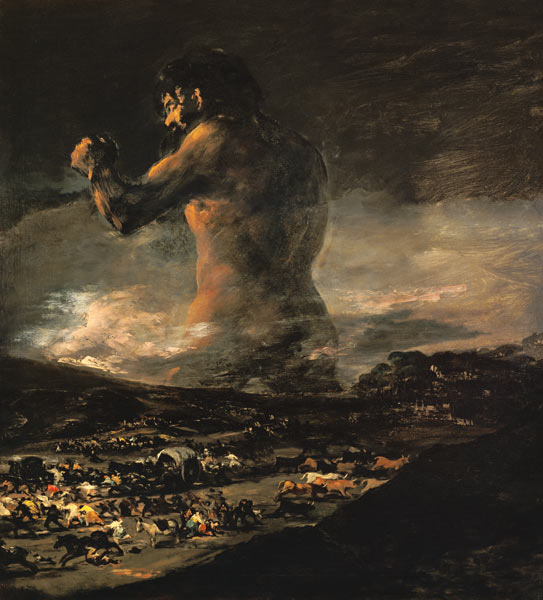 The giant od Francisco José de Goya