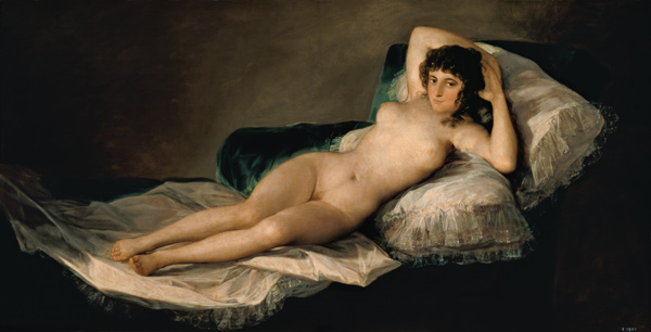 The naked Maja od Francisco José de Goya