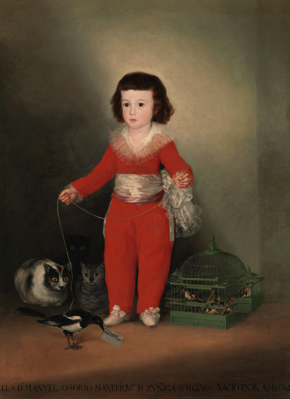 Kinderbildnis. od Francisco José de Goya